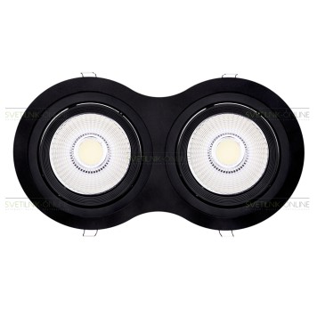 Светильник точечный Lightstar Intero 111 Round Черный две лампы-2