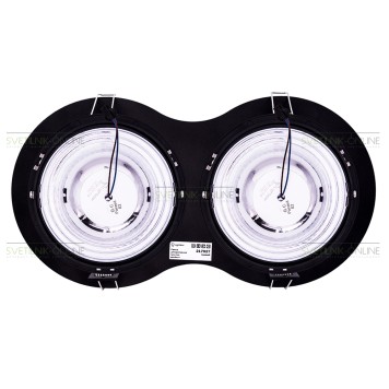 Светильник точечный Lightstar Intero 111 Round Черный две лампы-3