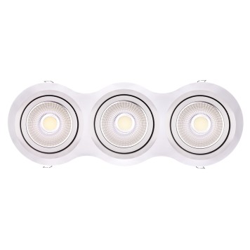 Светильник точечный Lightstar Intero 111 Round Белый три лампы-2