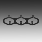 Рамка Lightstar Intero 111 Triple Round 217937