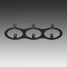 Рамка Lightstar Intero 111 Triple Round 217937