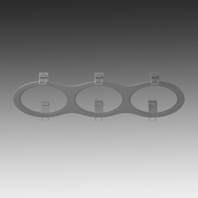 Рамка Lightstar Intero 111 Triple Round 217939