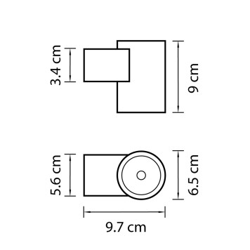 Уличный настенный светильник Lightstar Paro 350674-1