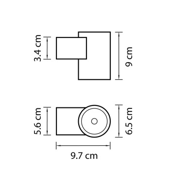 Уличный настенный светильник Lightstar Paro 350692-2