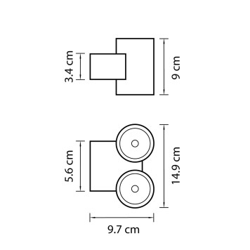 Уличный настенный светильник Lightstar Paro 352694-1