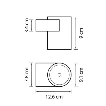Уличный настенный светильник Lightstar Paro 360674-2