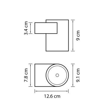 Уличный настенный светильник Lightstar Paro 360692-1