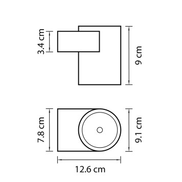 Уличный настенный светильник Lightstar Paro 360694-1