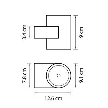 Уличный настенный светильник Lightstar Paro 361672-2