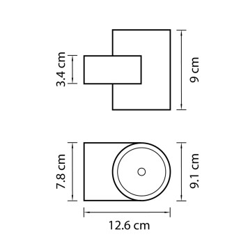 Уличный настенный светильник Lightstar Paro 361674-2
