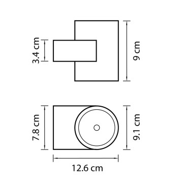 Уличный настенный светильник Lightstar Paro 361692-1