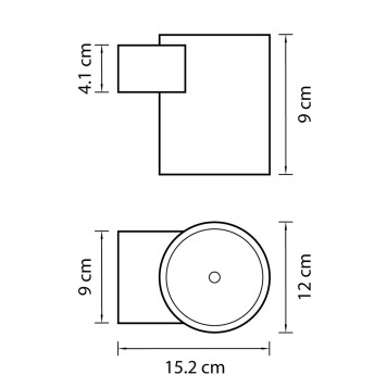 Уличный настенный светильник Lightstar Paro 370692-1
