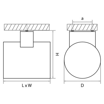 Уличный настенный светильник Lightstar Paro 371592-1