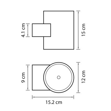 Уличный настенный светильник Lightstar Paro 371672-2