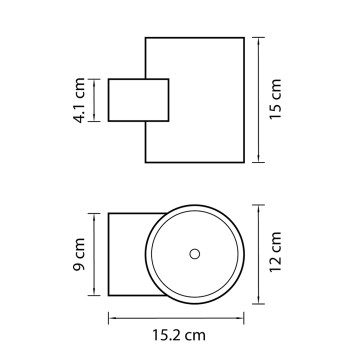 Уличный настенный светильник Lightstar Paro 371694-1