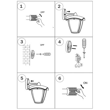 Уличный настенный светильник Lightstar Lampione 375680-3