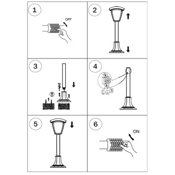 Уличный фонарь Lightstar Lampione 375770-4