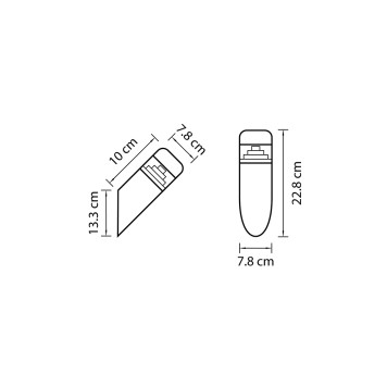 Уличный настенный светильник Lightstar Raggio 376607-3
