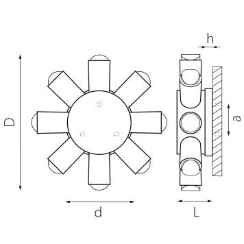 Уличный настенный светильник Lightstar Dito 380683-1