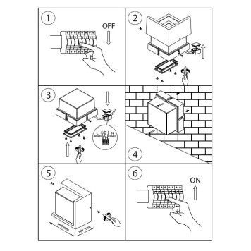 Уличный настенный светильник Lightstar Paletto 382273-1