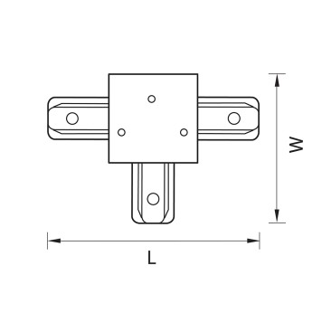 Соединитель T-образный Lightstar Barra 501137-3