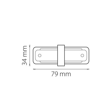 Соединитель прямой Lightstar Barra 502107-3