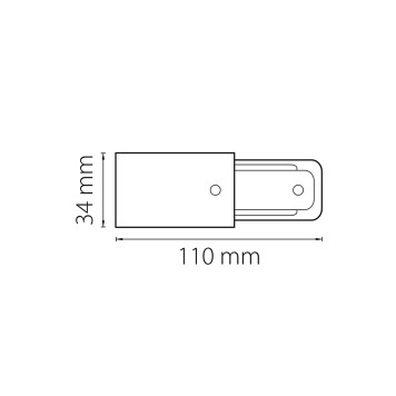 Токоподвод Lightstar Barra 502117-2