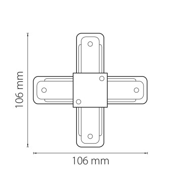 Соединитель X-образный Lightstar Barra 502147-2