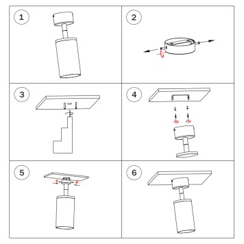 Спот Lightstar Rullo 590009+214439-1