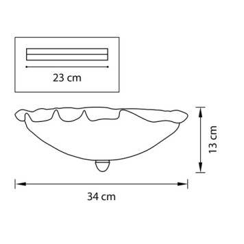 Светильник потолочный Lightstar Murano glass 601030-2