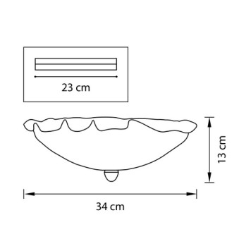 Светильник потолочный Lightstar Murano glass 601033-4