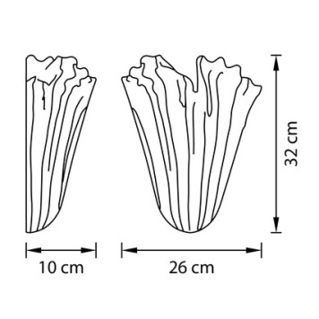 Бра Lightstar Murano glass 601610-4