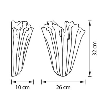 Бра Lightstar Murano glass 601613-4