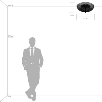 Светильник потолочный Lightstar Murano glass 602070-3