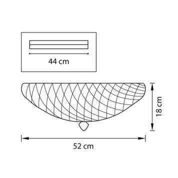 Светильник потолочный Lightstar Murano glass 602070-4