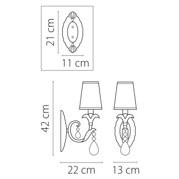 Бра Lightstar Cappa 691612-8