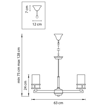 Люстра Lightstar Cero 731067-8