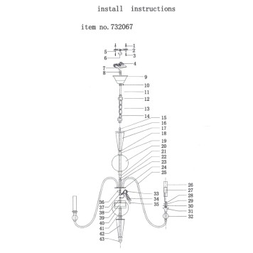Люстра Lightstar Ragno 732067-5