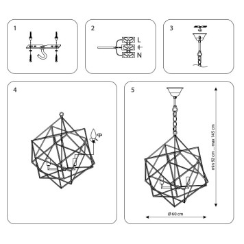 Люстра Lightstar Gabbia 732267-9