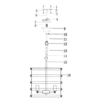Люстра Lightstar Epsilon 735030-3