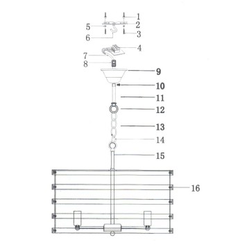 Люстра Lightstar Epsilon 735050-5
