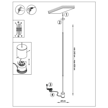 Торшер Lightstar Undine 738627-1