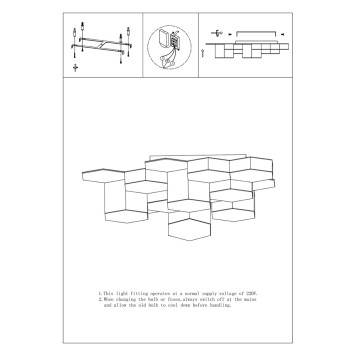 Светильник потолочный Lightstar Favo 750122-1