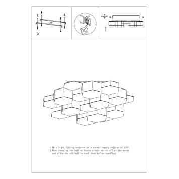 Светильник потолочный Lightstar Favo 750162-1