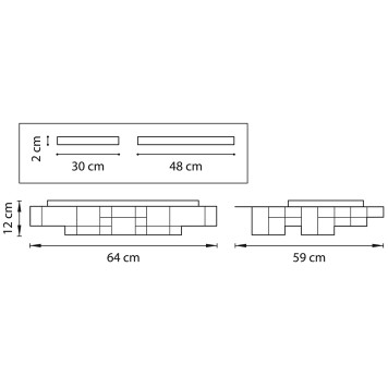 Светильник потолочный Lightstar Favo 750162-2