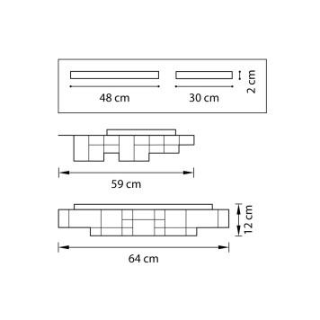 Светильник потолочный Lightstar Favo 750164-3