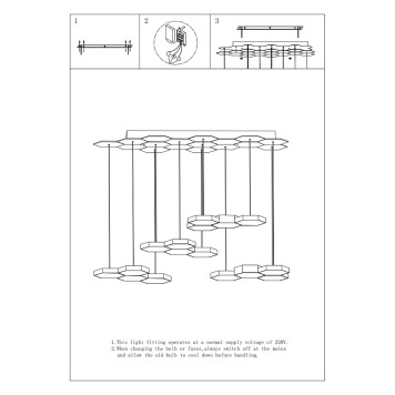 Люстра Lightstar Favo 750261-1