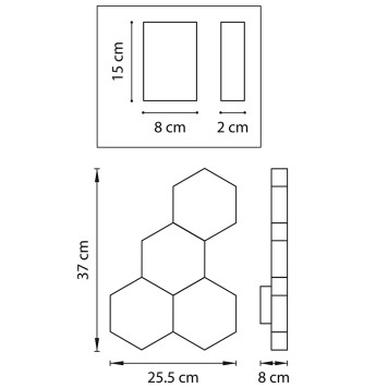 Бра Lightstar Favo 750641-1