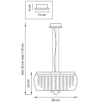 Люстра Lightstar Acquario 753084-11