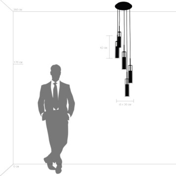 Люстра Lightstar Cilino 756057-6
